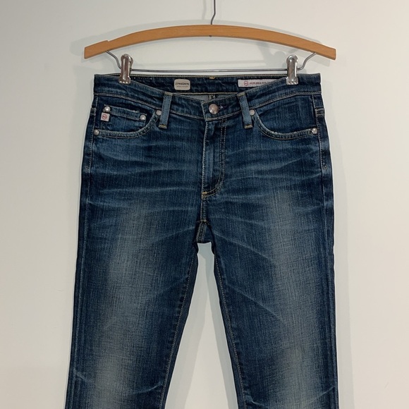 ADRIANO GOLDSCHMIED Premiere Skinny Straight Jeans Medium Wash Denim Women’s 26 - Picture 1 of 11